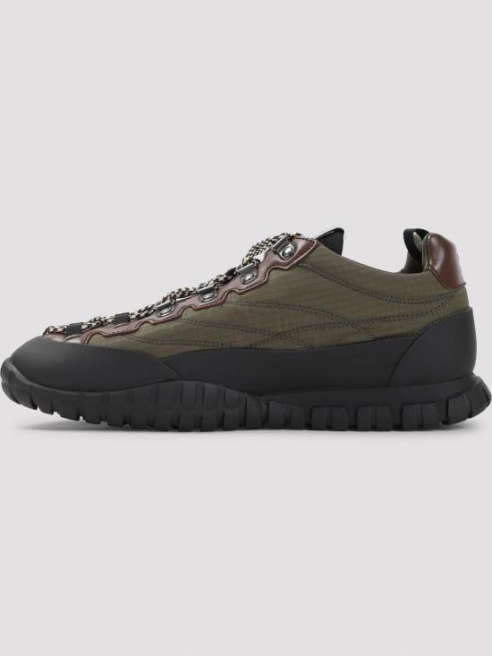26FW 미우미우 타이어 테크니컬 레더 스니커즈 5E760EF005FKSF0161 DARK GREEN - MIU MIU