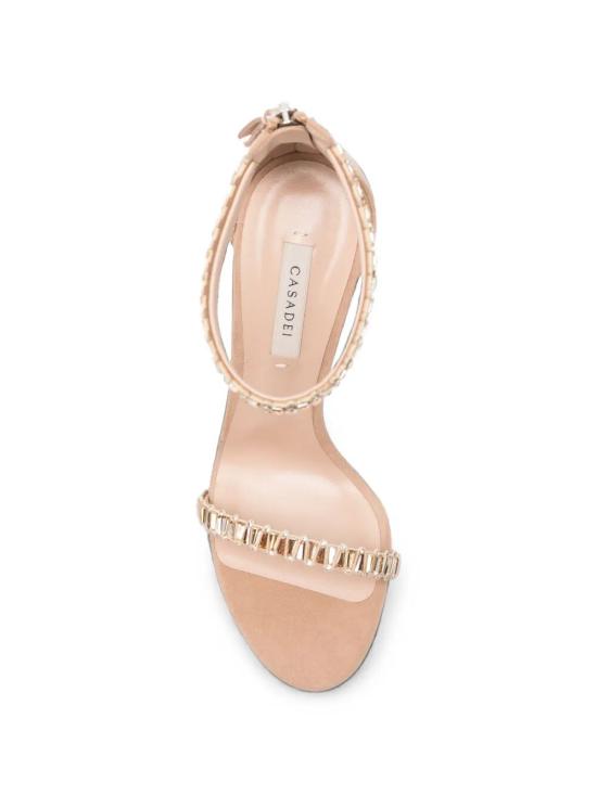 26FW 카사데이 샌들 1L492C1001T0596 C162 BEIGE SUEDE - CASADEI