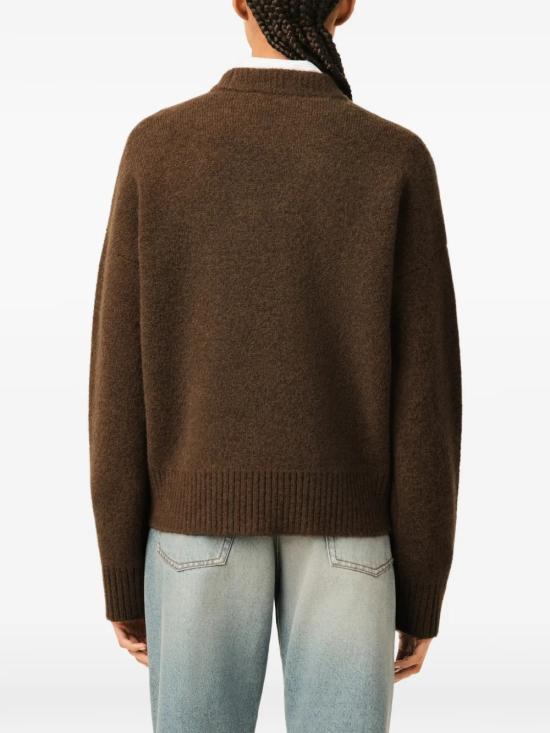 26FW 아미 ADC 크루넥 스웨터 UKS836 KN0135A362 Brown - AMI