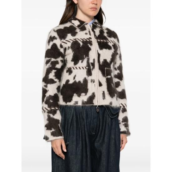 26FW 게스트 인 레지던스 가디건 W47010JH GRIZZLY CO OATBU NEUTRALS BROWN - GUEST IN RESIDENCE