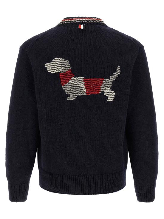  톰브라운 가디건 LDMKC647AY1506415 NAVY - THOM BROWNE