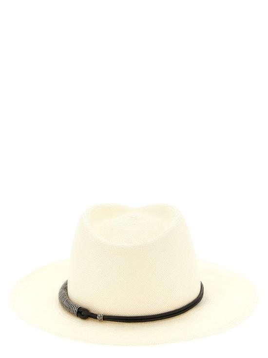  브루넬로 쿠치넬리 모자 LDMCAP90036CUQ56 CREAM - BRUNELLO CUCINELLI