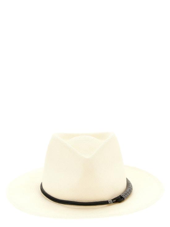  브루넬로 쿠치넬리 모자 LDMCAP90036CUQ56 CREAM