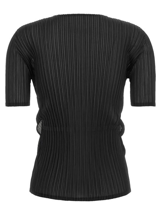 26FW 이세이 미야케 탑 IM68FJ13615 Black - ISSEY MIYAKE