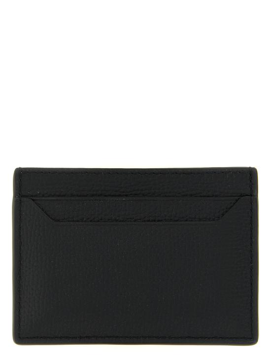 26FW 로에베 페블 그레인드 카프스킨 아나그램 플레인 카드 홀더 C821075X091206 Black - LOEWE