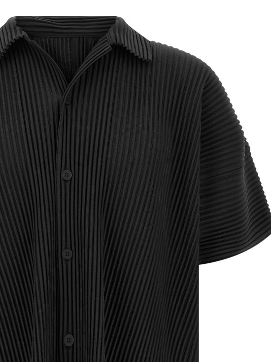 26FW 옴므 플리세 이세이 미야케 긴팔 셔츠 HP68JJ08115 Black - HOMME PLISSE' ISSEY MIYAKE