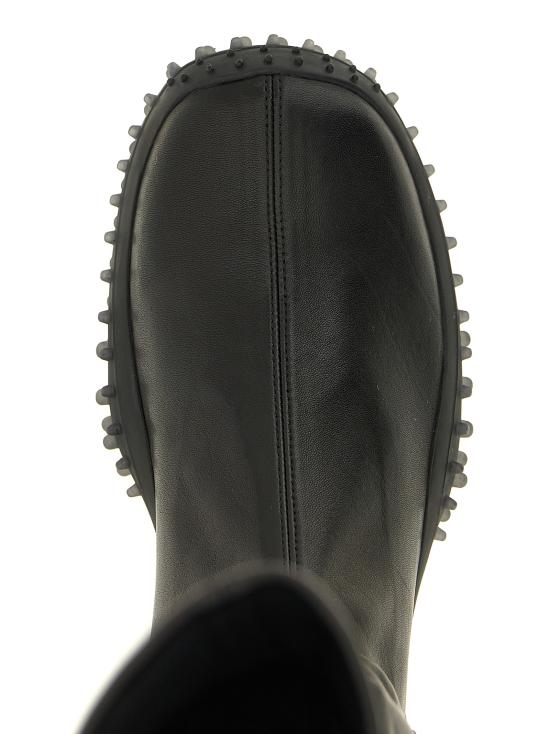 26FW 미우미우 스트레치 나파 레더 부츠 5W805EFA045L68F0002 Black - MIU MIU