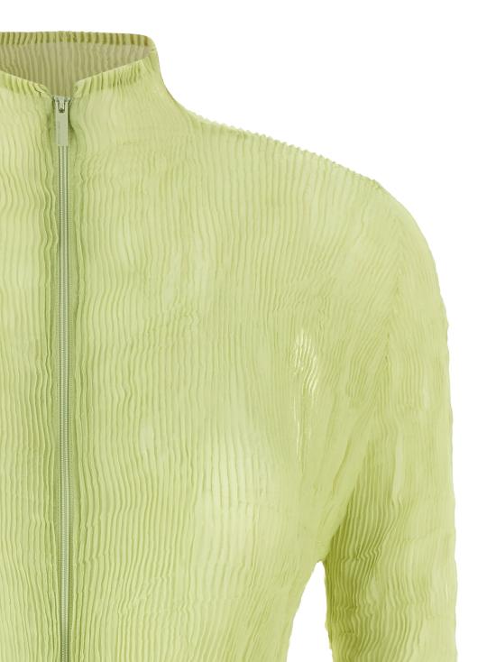 26FW 이세이 미야케 가디건 IM68FJ41850 Green - ISSEY MIYAKE