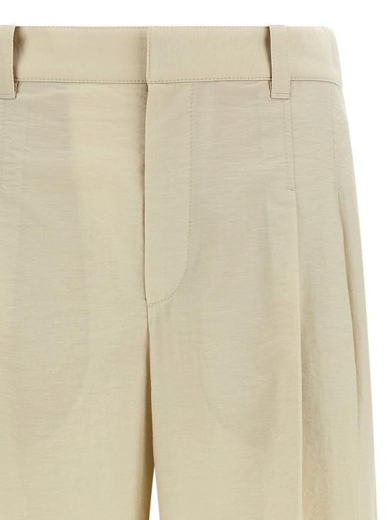  브루넬로 쿠치넬리 팬츠 LDM0F79P9189C9593 CREAM - BRUNELLO CUCINELLI