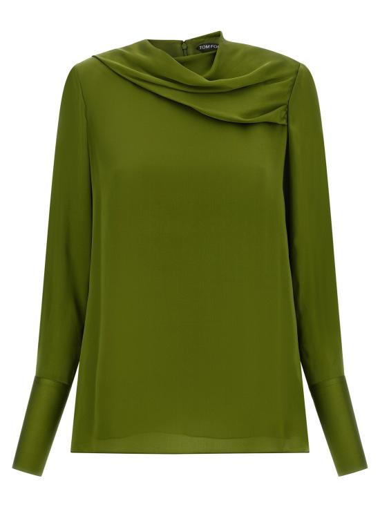  톰포드 셔츠 LDTS2167FAX1778GDK OLIVE GREEN