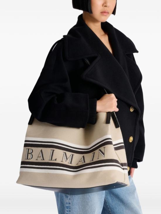  발망 숄더백 GN1FF034TJBRGXI P26 BEIGE - BALMAIN