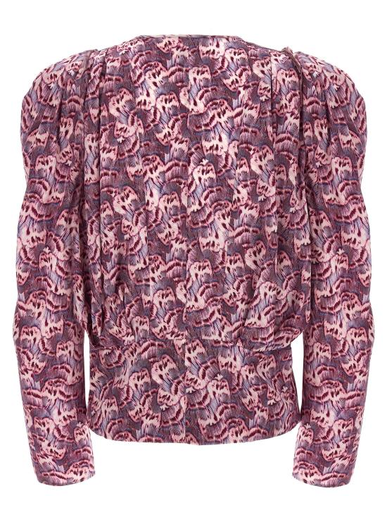  이자벨마랑 블라우스 LD24PHT0012FAB1J04I86MA PLUM - ISABEL MARANT