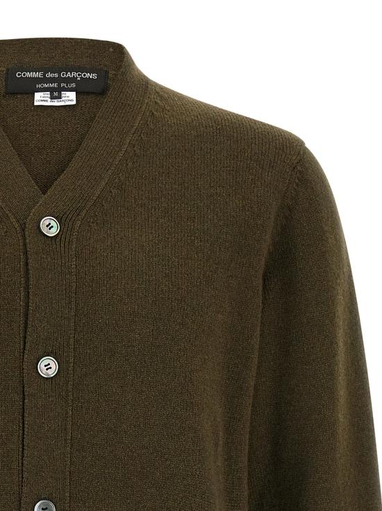  꼼데가르송 가디건 LDPPN0031 OLIVE - COMME DES GARCONS