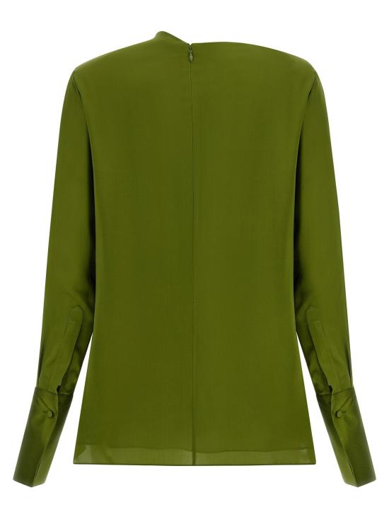  톰포드 셔츠 LDTS2167FAX1778GDK OLIVE GREEN - TOMFORD