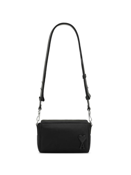  아미 톤온톤 하트 로고 나일론 마르셀 런치 박스 백 ULL710AW0001001 AI26 BLACK