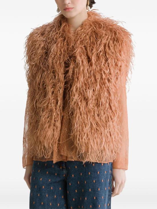  포르테포르테 베스트 15001MYCOATTHE AI26 BROWN - FORTE FORTE