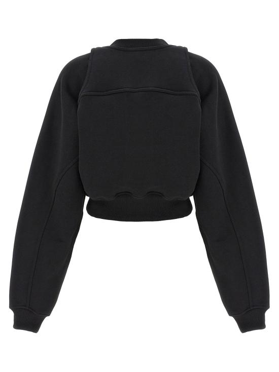  오프화이트 탑 LDOWBA071C99FLE00110011001 BLACK - OFF WHITE