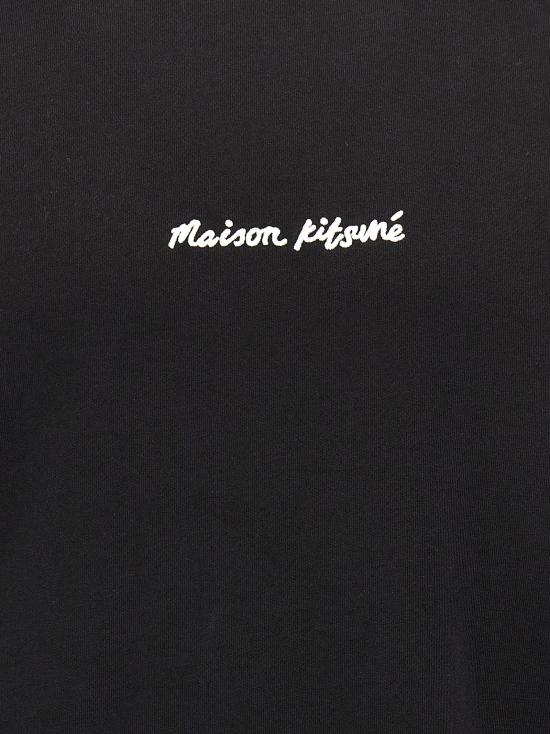  메종키츠네 탑 LDOM00309KM0001P199 BLACK - MAISON KITSUNE