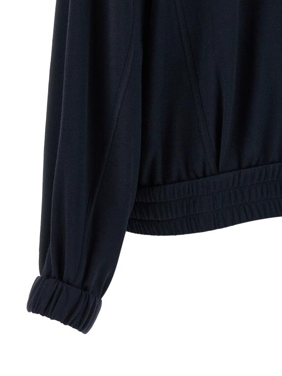  브루넬로 쿠치넬리 탑 LDMP828B2B06C8366 NAVY - BRUNELLO CUCINELLI