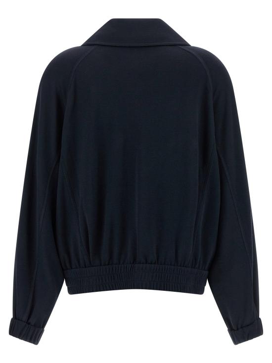  브루넬로 쿠치넬리 탑 LDMP828B2B06C8366 NAVY - BRUNELLO CUCINELLI