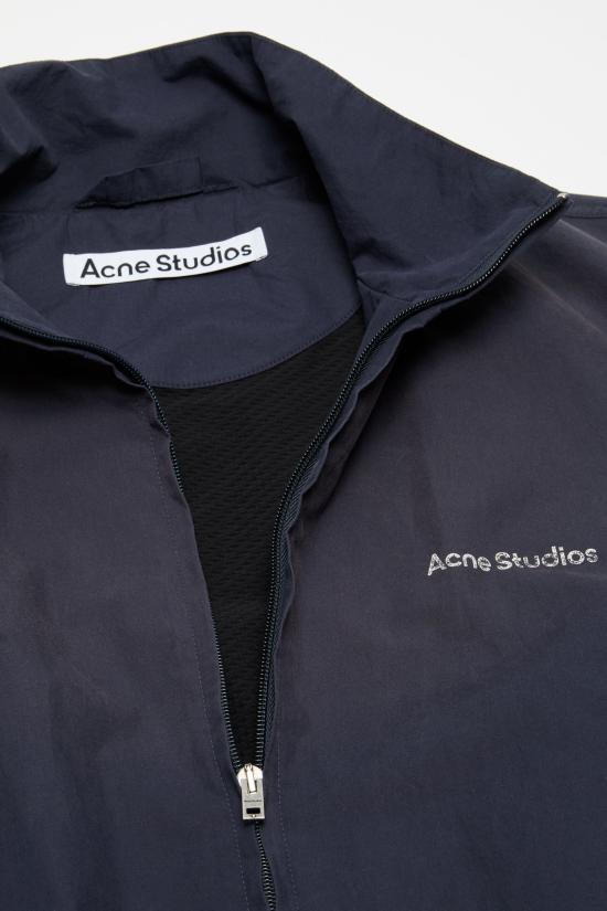 26FW 아크네 스튜디오 로고 지퍼 자켓 B90863 BG3 NAVY DOM - ACNE STUDIOS