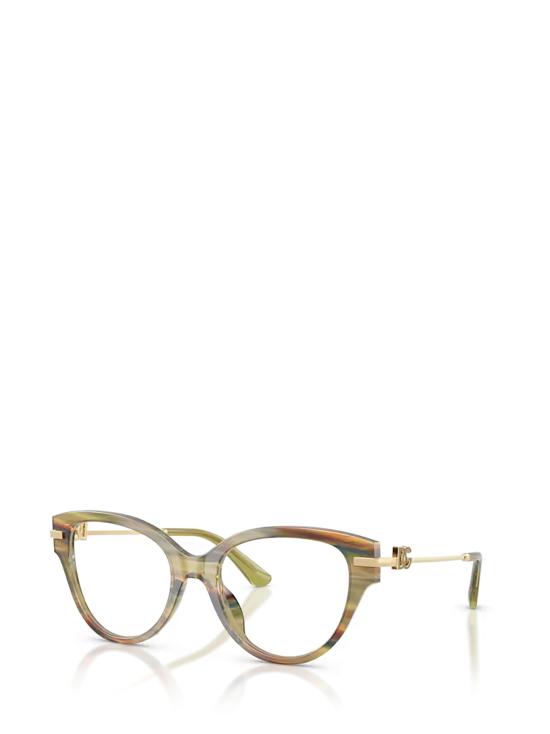 26FW 돌체앤가바나 안경 DG3438 3475 STRIPED GREEN TRANSPARENT - DOLCE & GABBANA