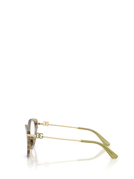 26FW 돌체앤가바나 안경 DG3438 3475 STRIPED GREEN TRANSPARENT - DOLCE & GABBANA