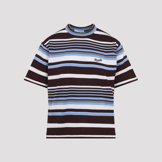 26FW 프라다 탑 P24B3HSOOO 19BR F0RUE AMARANTO AZZURRO - PRADA