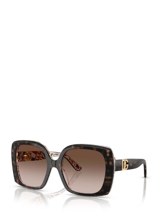 26FW 돌체앤가바나 선글라스 DG4475 321713 HAVANA ON WHITE BARROW - DOLCE & GABBANA