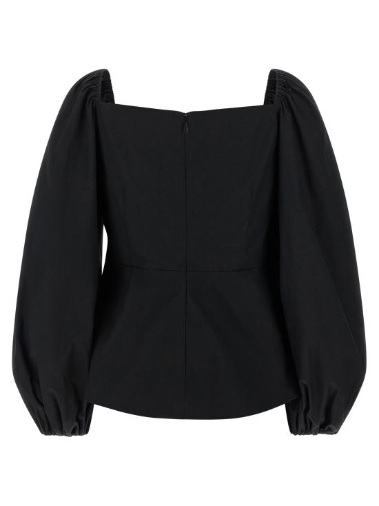  캐롤리나 헤레라 셔츠 LDP2511N210SCT001 BLACK - CAROLINA HERRERA