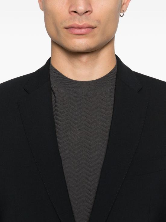  엠포리오 아르마니 수트 팬츠 EM000098TE19183UB109 P26 BLACK - EMPORIO ARMANI