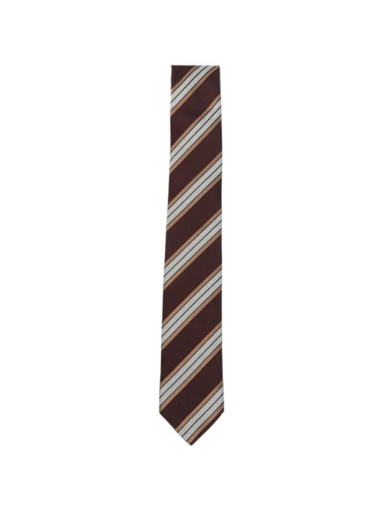 26FW 드리스 반 노튼 넥타이 262 011600 4906 358 BURGUNDY