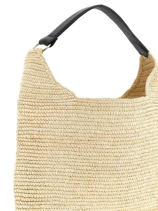  메종미셸 숄더백 LD5010001002NATURALBLACK BEIGE - MAISON MICHEL