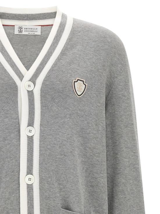  브루넬로 쿠치넬리 탑 LDM29203606FCP157 GREY - BRUNELLO CUCINELLI