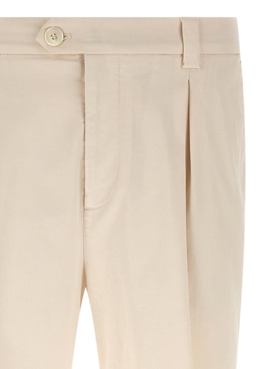  브루넬로 쿠치넬리 팬츠 LDM289L3030FC6007 CREAM - BRUNELLO CUCINELLI