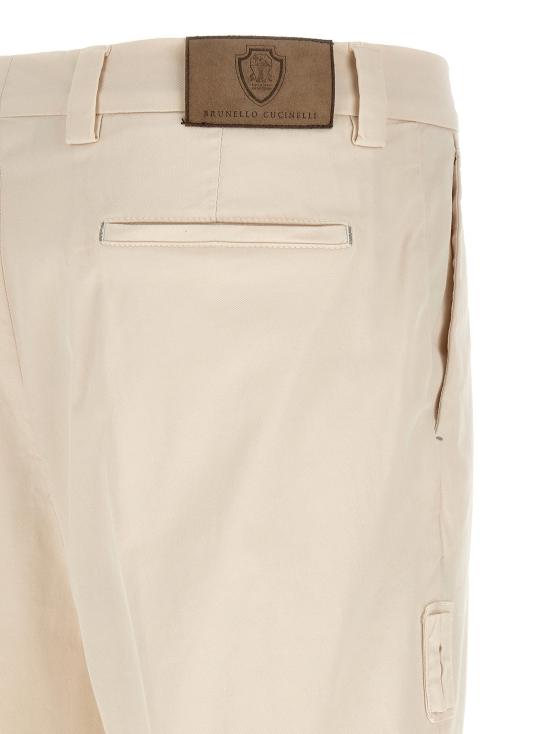  브루넬로 쿠치넬리 팬츠 LDM289L3030FC6007 CREAM - BRUNELLO CUCINELLI