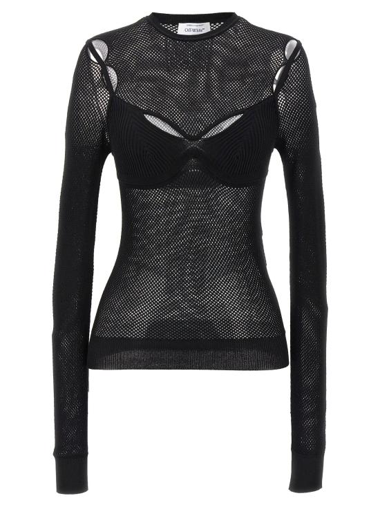  오프화이트 셔츠 LDOWHT020S24KNI00110101010 BLACK