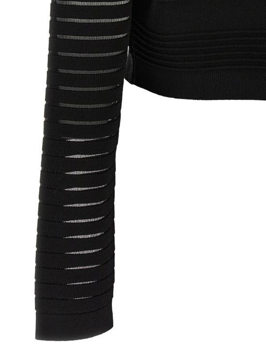  발망 가디건 LDHF1KL878KK100PA BLACK - BALMAIN