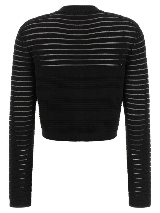  발망 가디건 LDHF1KL878KK100PA BLACK - BALMAIN