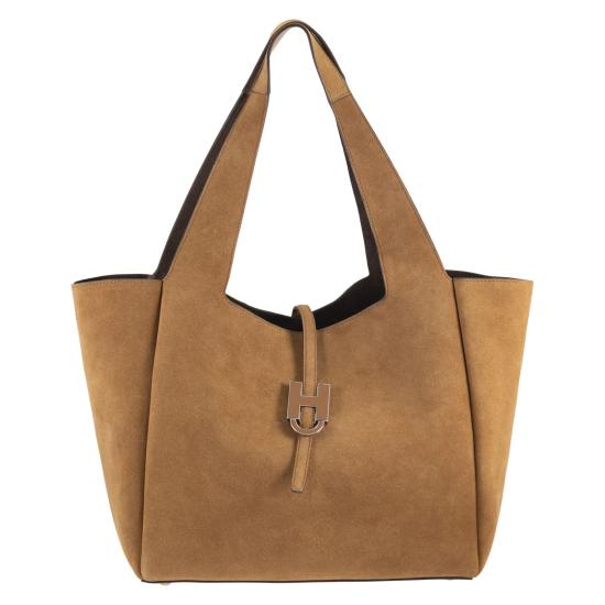 26FW 호간 숄더백 KBW01XA1300UGM COGNAC