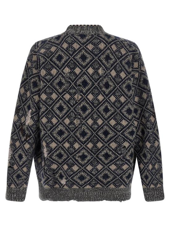  웨일즈보너 가디건 LDUA25KN45WO12951 NAVY - WALES BONNER