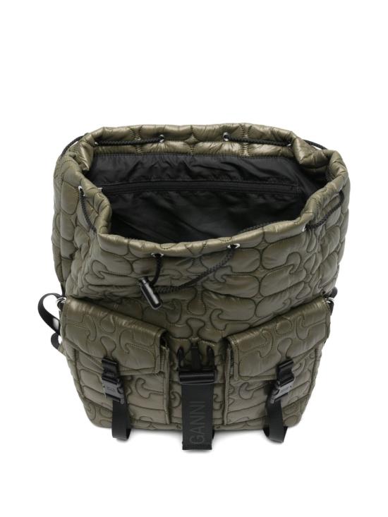  가니 퀼티드 리테크 백팩 B2080004861 P26 SAGE GREEN - GANNI