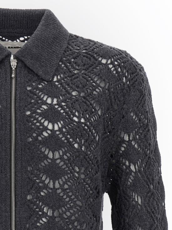  질샌더 가디건 LDJ22DL0331J14780032 CHARCOAL - JIL SANDER