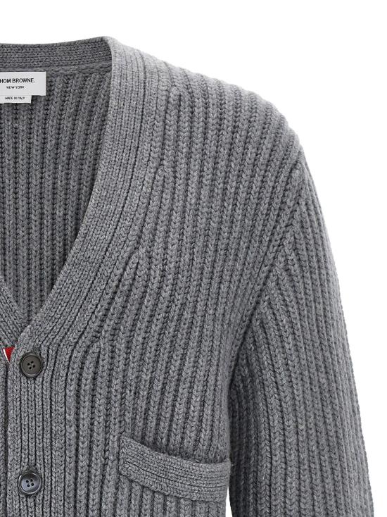  톰브라운 가디건 LDMKC612AY2001055 GREY - THOM BROWNE