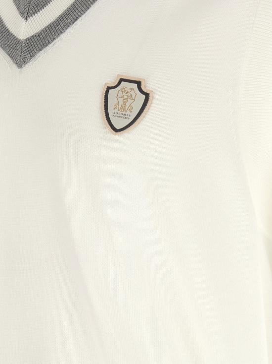  브루넬로 쿠치넬리 베스트 LDM29203607FCJ068 CREAM - BRUNELLO CUCINELLI