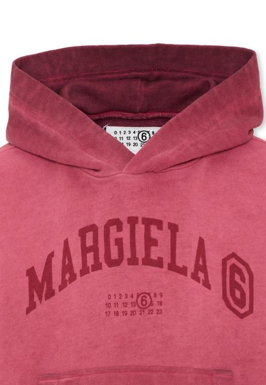 26FW [키즈] MM6 메종마르지엘라 니트/스웻셔츠 M61135 MM08P M6403 BORDEAUX - MM6 MAISON MARGIELA