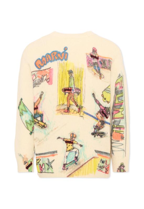 26FW [키즈] 마르니 니트/스웻셔츠 M01872 M00XR 0M116 MULTICOLOR - MARNI