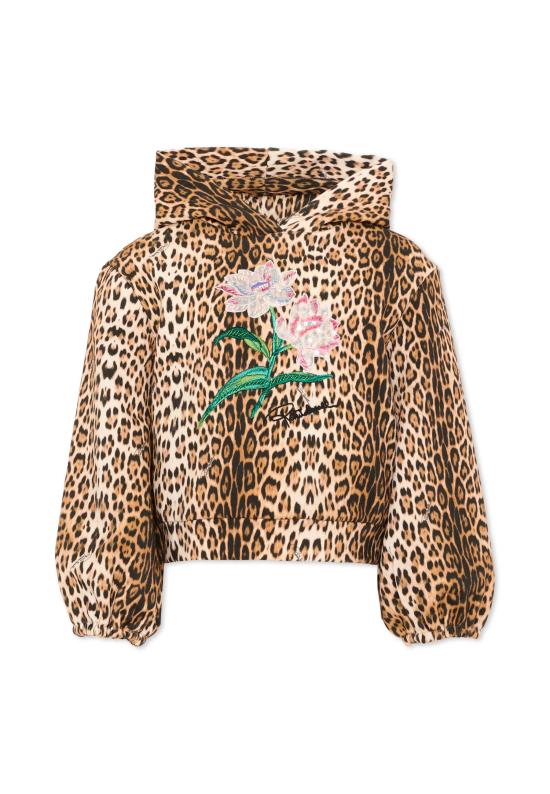 26FW [주니어] 로베르토 카발리 풀오버 CGA26042FE GIAG NATUR BROWN