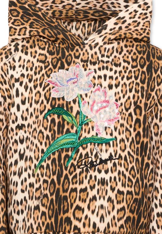 26FW [주니어] 로베르토 카발리 풀오버 CGA26042FE GIAG NATUR BROWN - ROBERTO CAVALLI