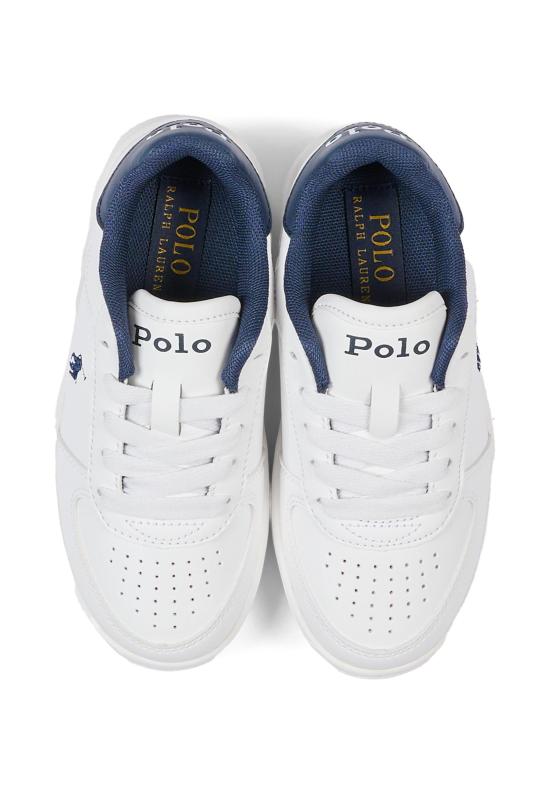 26FW [키즈] 랄프 로렌 스니커즈 RF103793 WHITE - RALPH LAUREN